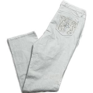 Nine West women’s size 14 rosemary, straight leg, light color jeans